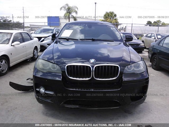 5UXFG43538LJ35163 - 2008 BMW X6 XDRIVE35I Սև լուսանկար 6