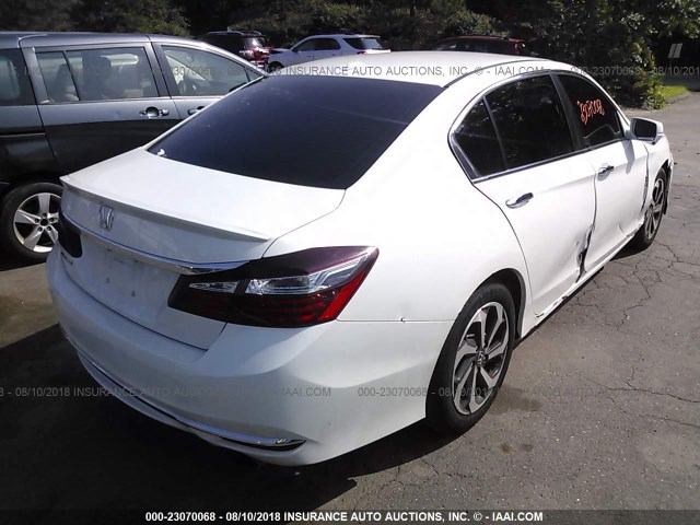 1HGCR2F86HA147717 - 2017 HONDA ACCORD EXL WHITE photo 4