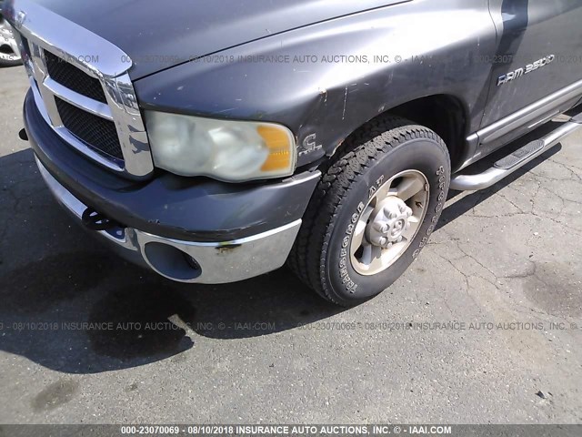 3D7LA38693G715546 - 2003 DODGE RAM 3500 ST/SLT GRAY photo 6