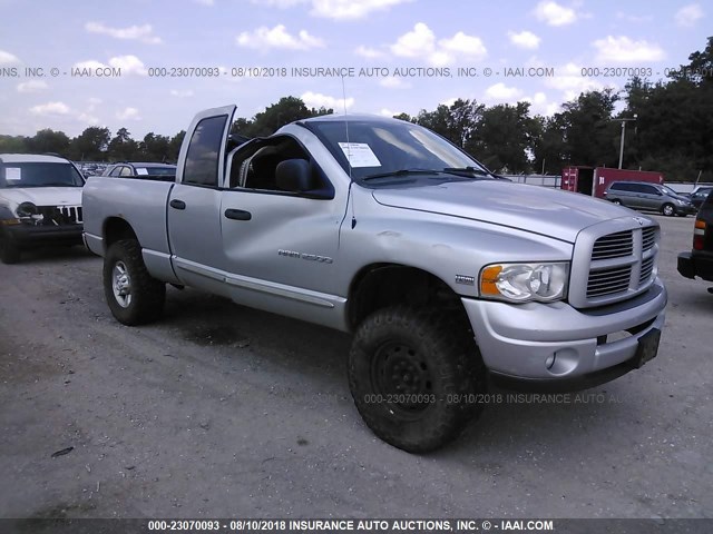 3D3KU28D84G220477 - 2004 DODGE RAM 2500 ST/SLT SILVER photo 1