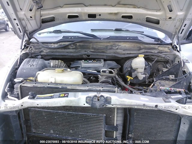 3D3KU28D84G220477 - 2004 DODGE RAM 2500 ST/SLT 银色 照片 10
