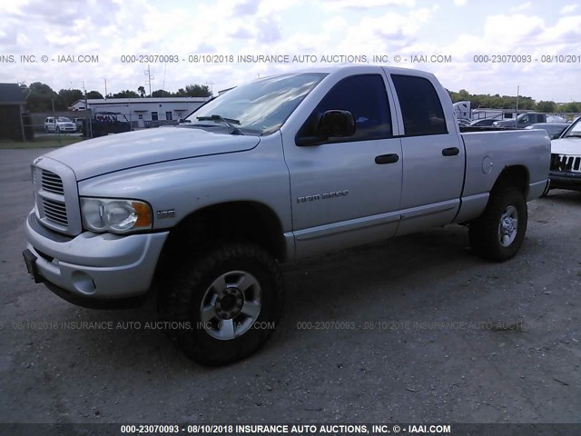 3D3KU28D84G220477 - 2004 DODGE RAM 2500 ST/SLT SILVER photo 2