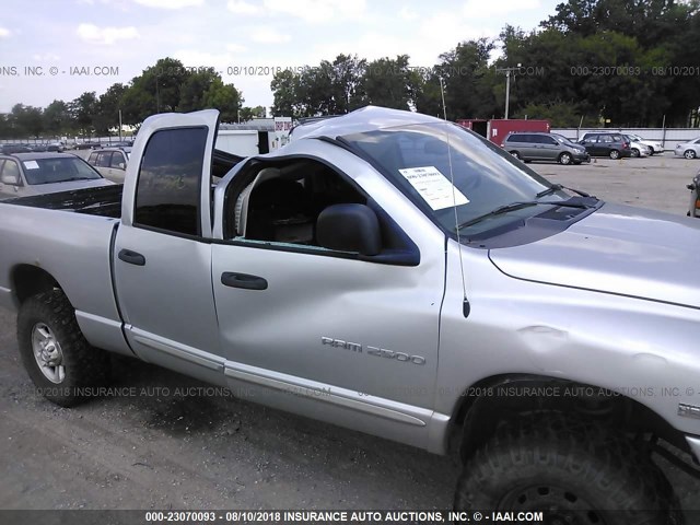 3D3KU28D84G220477 - 2004 DODGE RAM 2500 ST/SLT 银色 照片 6