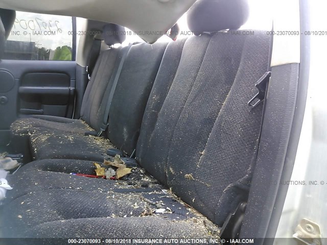 3D3KU28D84G220477 - 2004 DODGE RAM 2500 ST/SLT 银色 照片 8