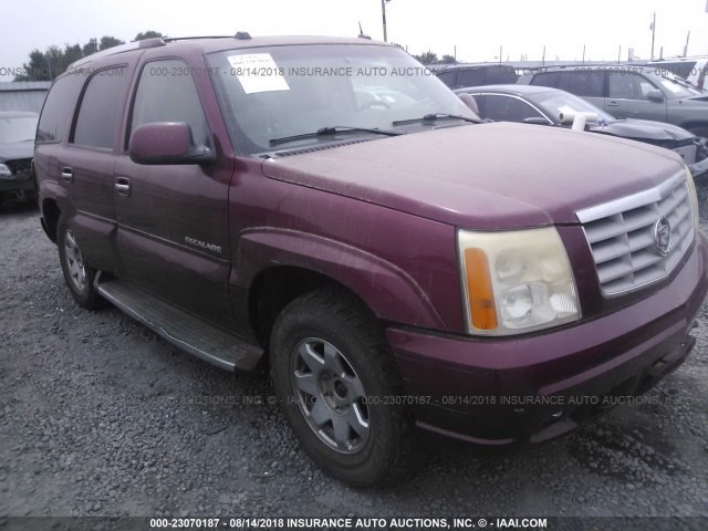 1GYEK63N54R314667 - 2004 CADILLAC ESCALADE LUXURY MAROON photo 1