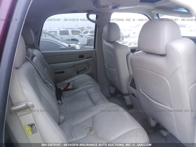 1GYEK63N54R314667 - 2004 CADILLAC ESCALADE LUXURY Tünd qırmızı foto 8