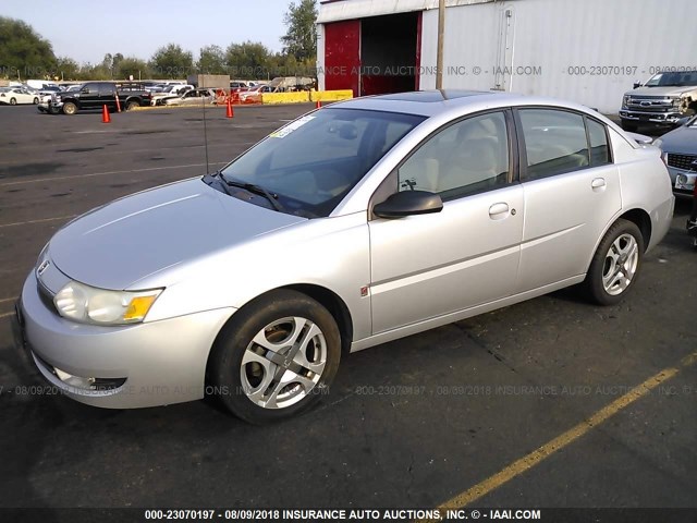 1G8AK52F24Z109875 - 2004 SATURN ION LEVEL 3 SILVER photo 2