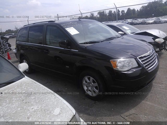 2A8HR54P78R730673 - 2008 CHRYSLER TOWN & COUNTRY TOURING BLACK photo 1