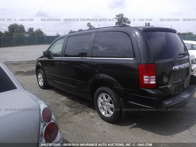 2A8HR54P78R730673 - 2008 CHRYSLER TOWN & COUNTRY TOURING BLACK photo 3