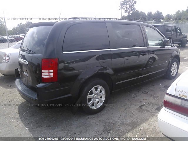 2A8HR54P78R730673 - 2008 CHRYSLER TOWN & COUNTRY TOURING BLACK photo 4