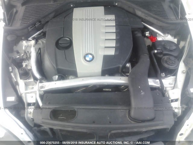 5UXZW0C55D0B95789 - 2013 BMW X5 XDRIVE35D WHITE photo 10