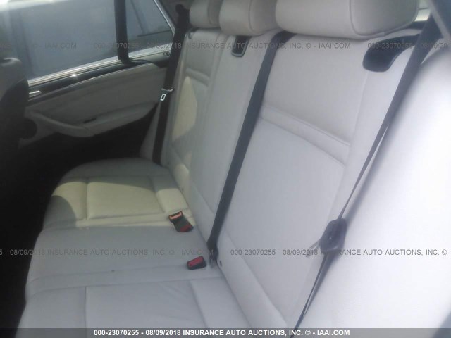 5UXZW0C55D0B95789 - 2013 BMW X5 XDRIVE35D WHITE photo 8