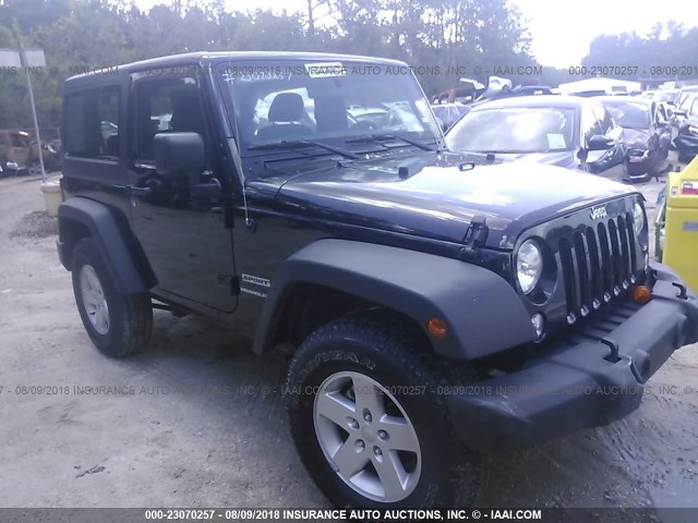 1C4GJWAG2JL921677 - 2018 JEEP WRANGLER SPORT 黑色 照片 1