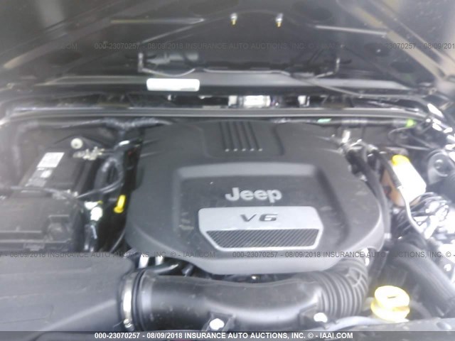 1C4GJWAG2JL921677 - 2018 JEEP WRANGLER SPORT 黑色 照片 10