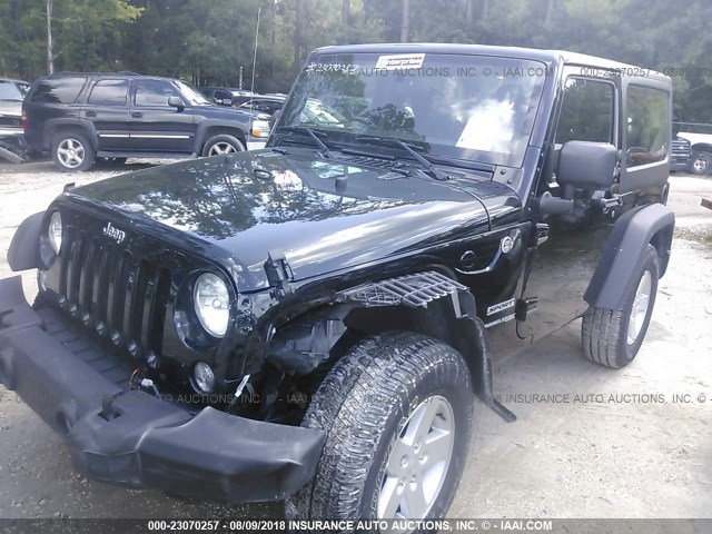 1C4GJWAG2JL921677 - 2018 JEEP WRANGLER SPORT 黑色 照片 2
