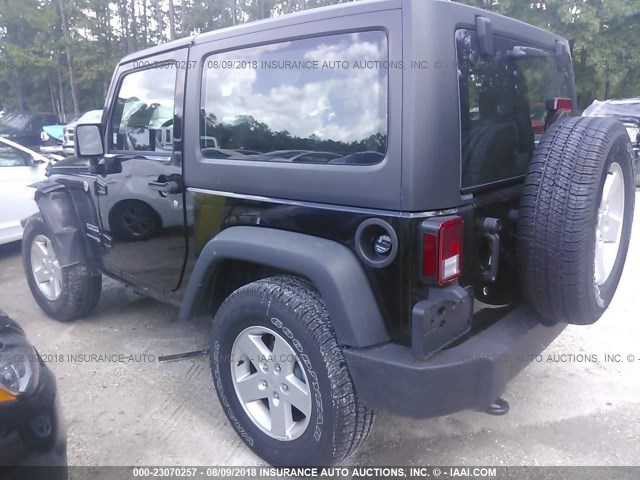 1C4GJWAG2JL921677 - 2018 JEEP WRANGLER SPORT 黑色 照片 3