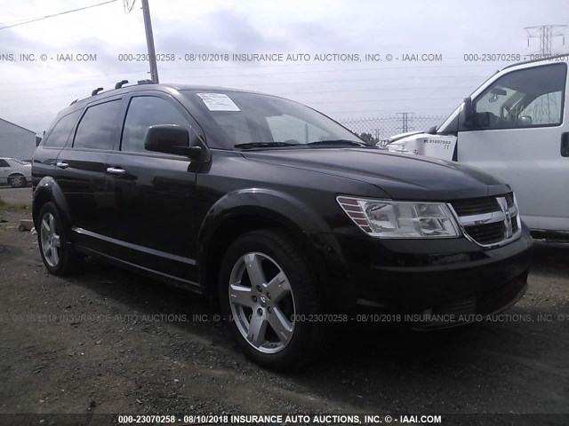 3D4GH67V49T559940 - 2009 DODGE JOURNEY R/T BLACK photo 1