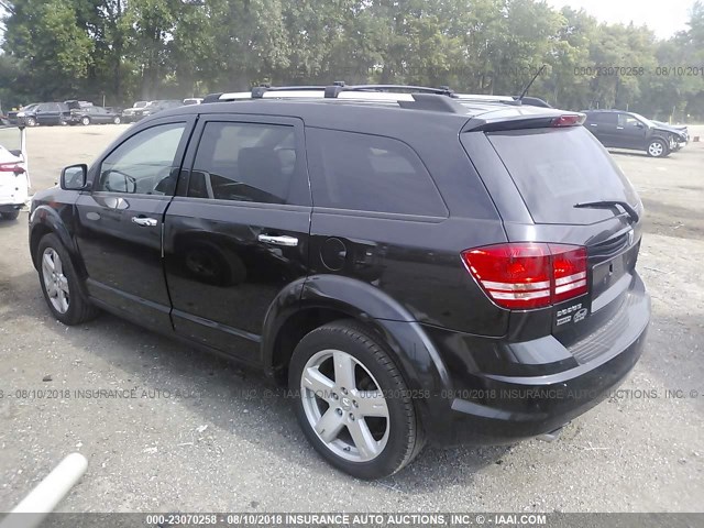 3D4GH67V49T559940 - 2009 DODGE JOURNEY R/T BLACK photo 3