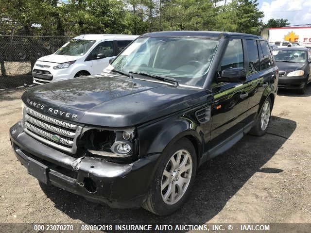 SALSF25446A981427 - 2006 LAND ROVER RANGE ROVER SPORT HSE BLACK photo 2