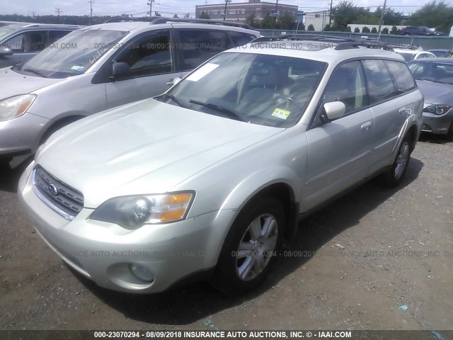 4S4BP62C457326439 - 2005 SUBARU LEGACY OUTBACK 2.5I LIMITED BEIGE photo 2