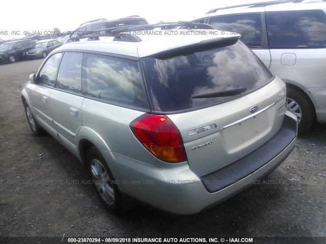 4S4BP62C457326439 - 2005 SUBARU LEGACY OUTBACK 2.5I LIMITED BEIGE photo 3