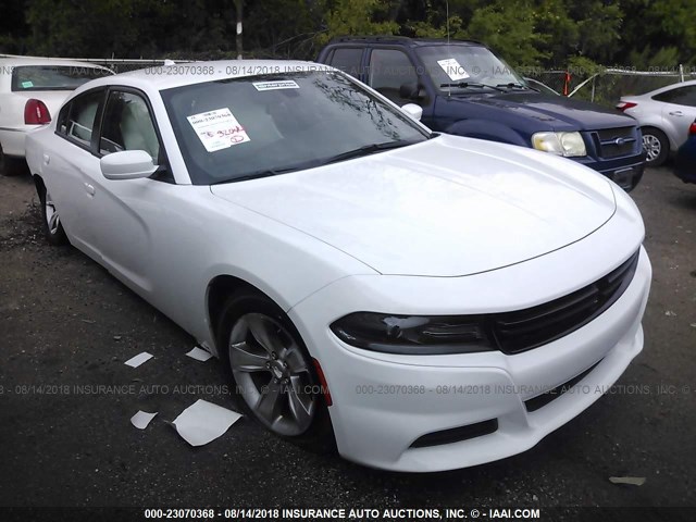 2C3CDXHG7JH124778 - 2018 DODGE CHARGER SXT PLUS WHITE photo 1