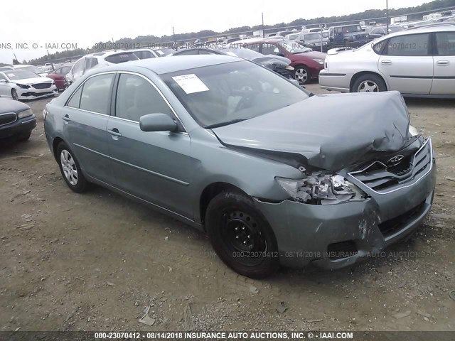 4T4BF3EK5BR123969 - 2011 TOYOTA CAMRY SE/LE/XLE მწვანე ფოტო 1