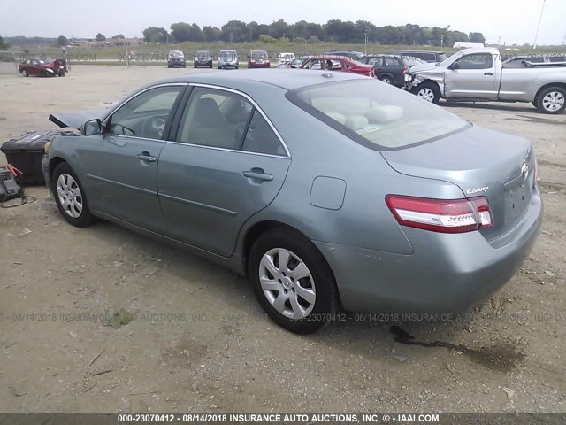 4T4BF3EK5BR123969 - 2011 TOYOTA CAMRY SE/LE/XLE მწვანე ფოტო 3