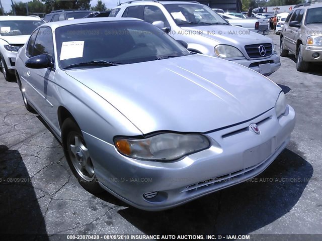 2G1WW12E139117855 - 2003 CHEVROLET MONTE CARLO LS SILVER photo 1