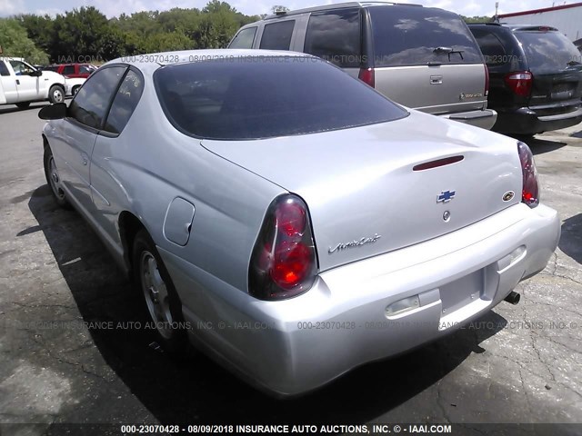 2G1WW12E139117855 - 2003 CHEVROLET MONTE CARLO LS 银色 照片 3