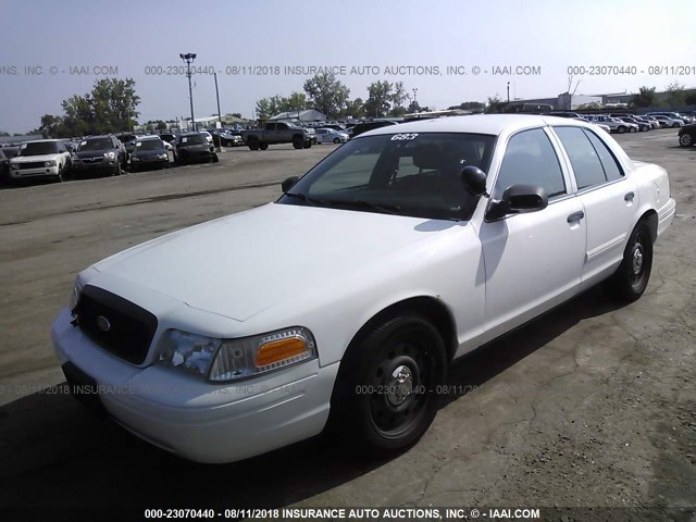 2FAHP71V69X102229 - 2009 FORD CROWN VICTORIA POLICE INTERCEPTOR WHITE photo 2