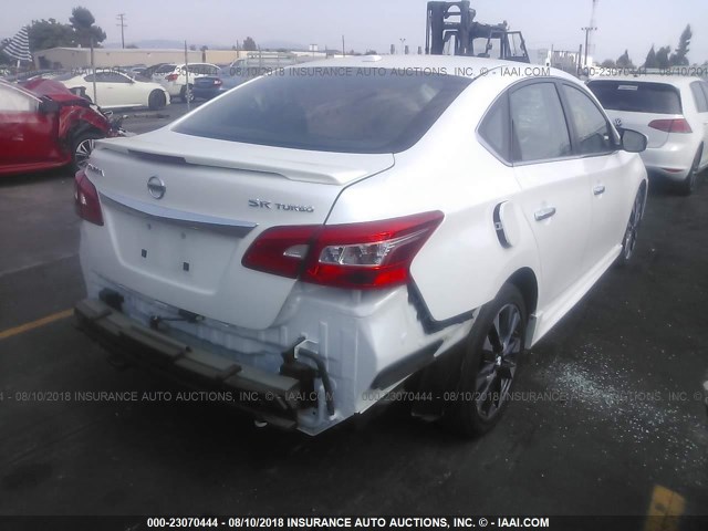 3N1CB7AP5HY214370 - 2017 NISSAN SENTRA SR TURBO/NISMO WHITE photo 4