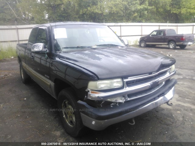 2GCEK19T321273797 - 2002 CHEVROLET SILVERADO K1500 BLACK photo 1