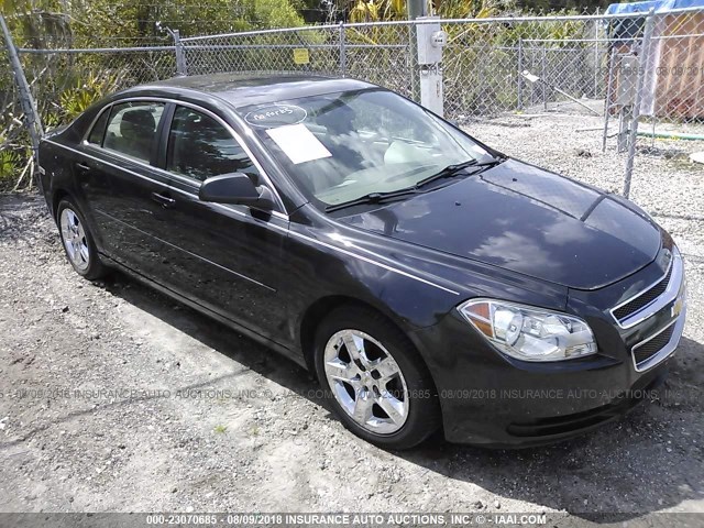 1G1ZB5E03CF204521 - 2012 CHEVROLET MALIBU LS შავი ფოტო 1