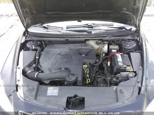 1G1ZB5E03CF204521 - 2012 CHEVROLET MALIBU LS შავი ფოტო 10