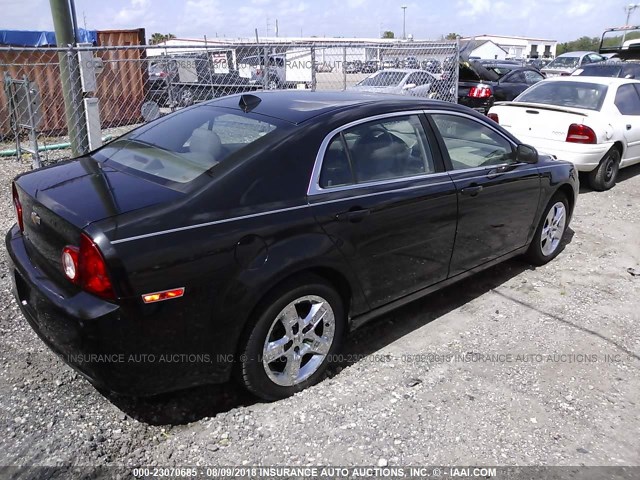 1G1ZB5E03CF204521 - 2012 CHEVROLET MALIBU LS შავი ფოტო 4