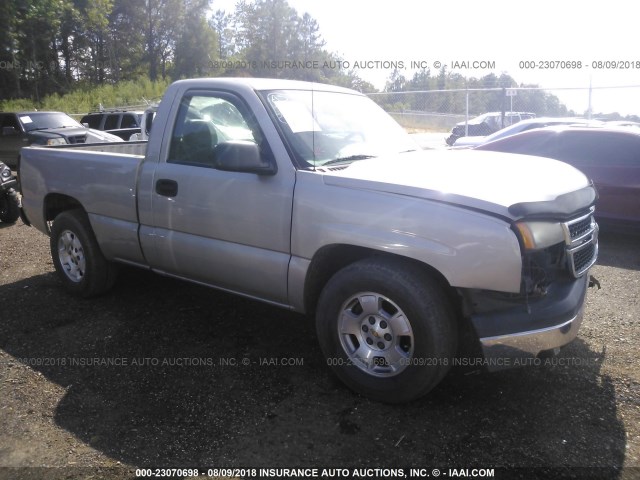 1GCEC14X37Z143623 - 2007 CHEVROLET SILVERADO C1500 CLASSIC TAN photo 1