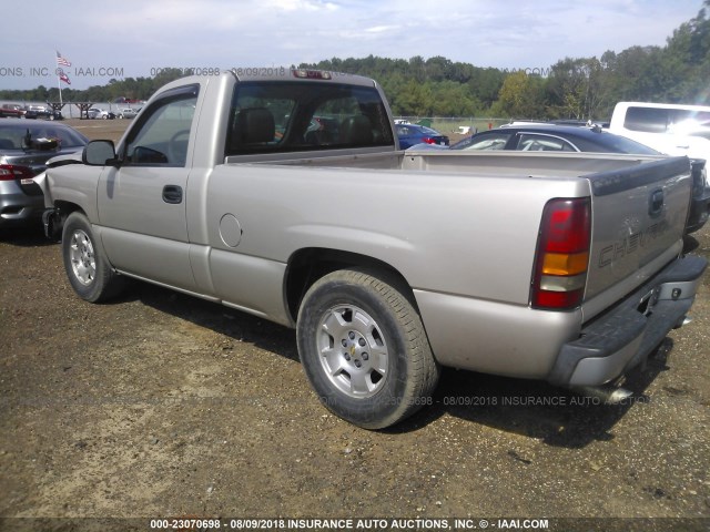 1GCEC14X37Z143623 - 2007 CHEVROLET SILVERADO C1500 CLASSIC TAN photo 3