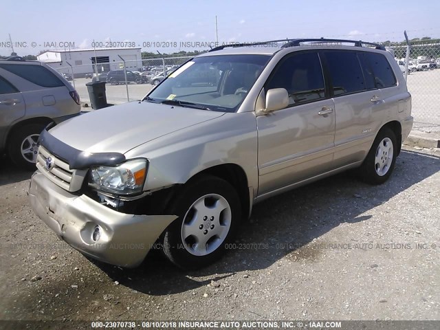 JTEDP21A260119172 - 2006 TOYOTA HIGHLANDER LIMITED SILVER photo 2