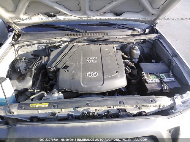 5TEUU42N16Z247526 - 2006 TOYOTA TACOMA Күміс фото 10
