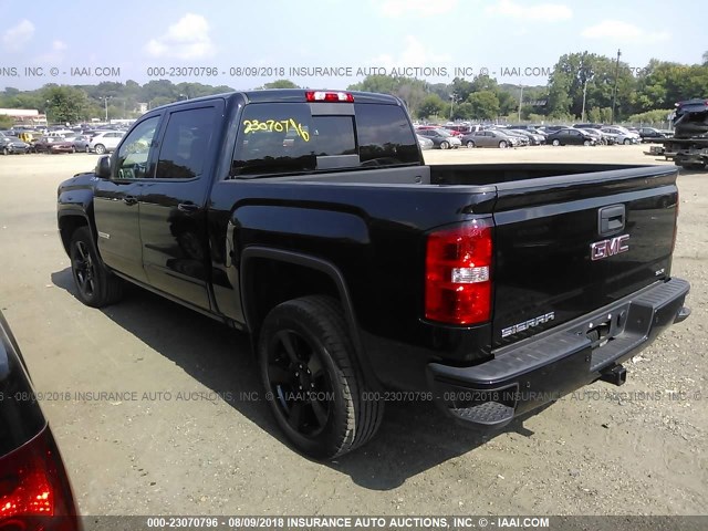 3GTU2MECXHG170959 - 2017 GMC SIERRA K1500 SLE BLACK photo 3