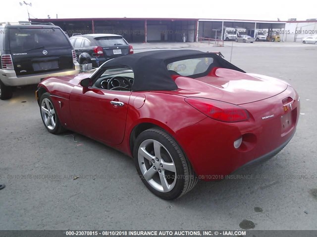 1G2MB35B66Y115188 - 2006 PONTIAC SOLSTICE RED photo 3