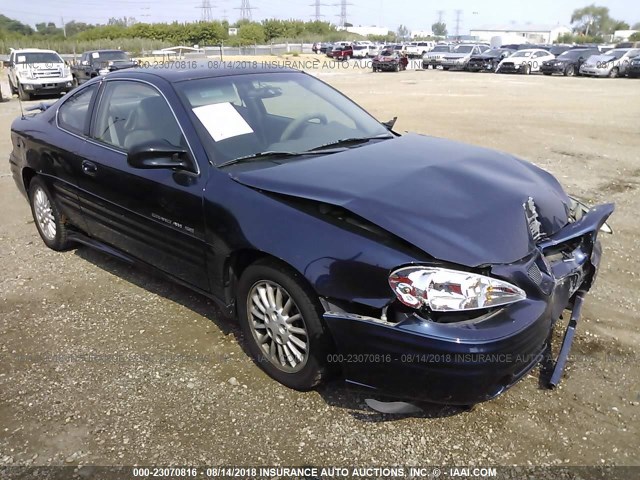 1G2NF12T71M558413 - 2001 PONTIAC GRAND AM SE1 BLUE photo 1