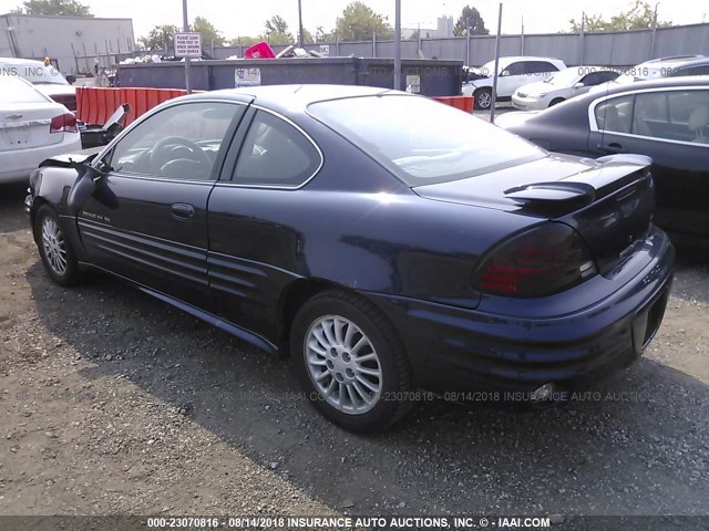 1G2NF12T71M558413 - 2001 PONTIAC GRAND AM SE1 BLUE photo 3