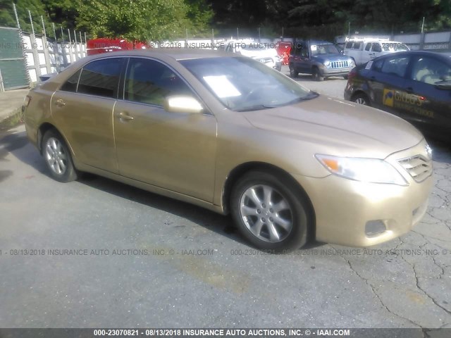 4T4BF3EK9BR155730 - 2011 TOYOTA CAMRY SE/LE/XLE GOLD photo 1