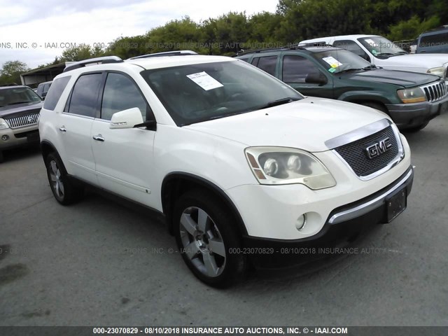 1GKER23D79J161334 - 2009 GMC ACADIA SLT-1 WHITE photo 1