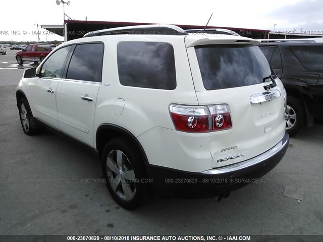 1GKER23D79J161334 - 2009 GMC ACADIA SLT-1 Blanco foto 3