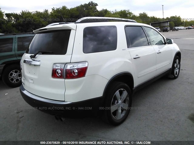 1GKER23D79J161334 - 2009 GMC ACADIA SLT-1 Blanco foto 4