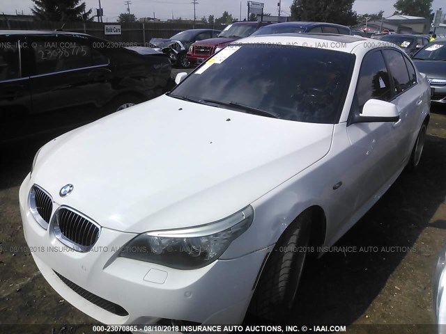 WBANW1C56AC168708 - 2010 BMW 535 I WHITE photo 2