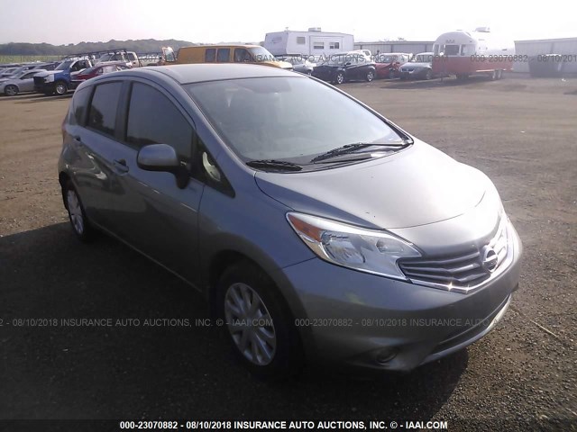 3N1CE2CP5EL422183 - 2014 NISSAN VERSA NOTE S/S PLUS/SV/SL GRAY photo 1